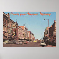 Cheyenne Wyoming, 1960-talet, Downtown View