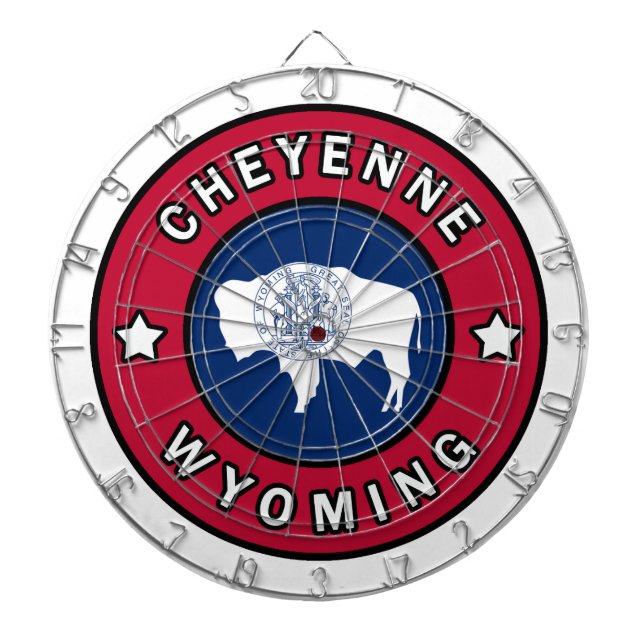 Cheyenne Wyoming Darttavla (Framsidan)