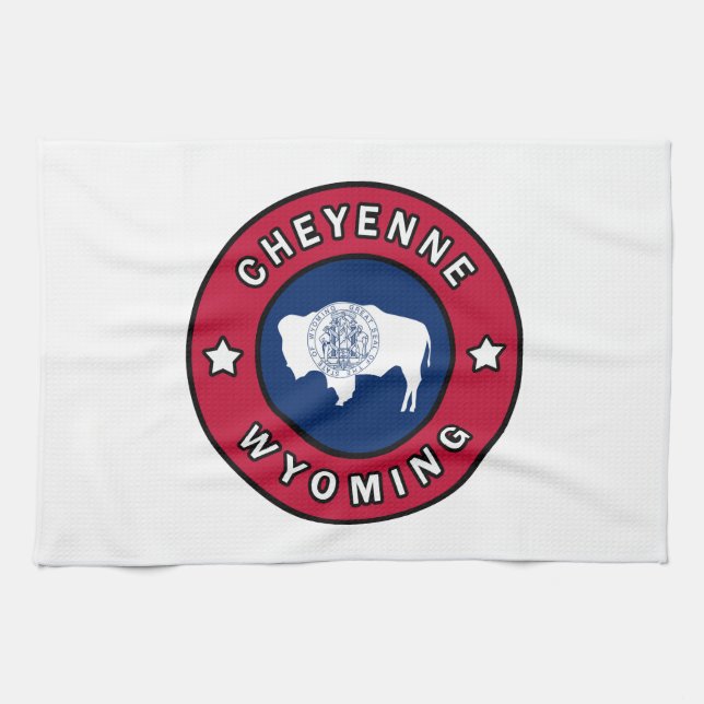 Cheyenne Wyoming Kökshandduk (Horisontell)