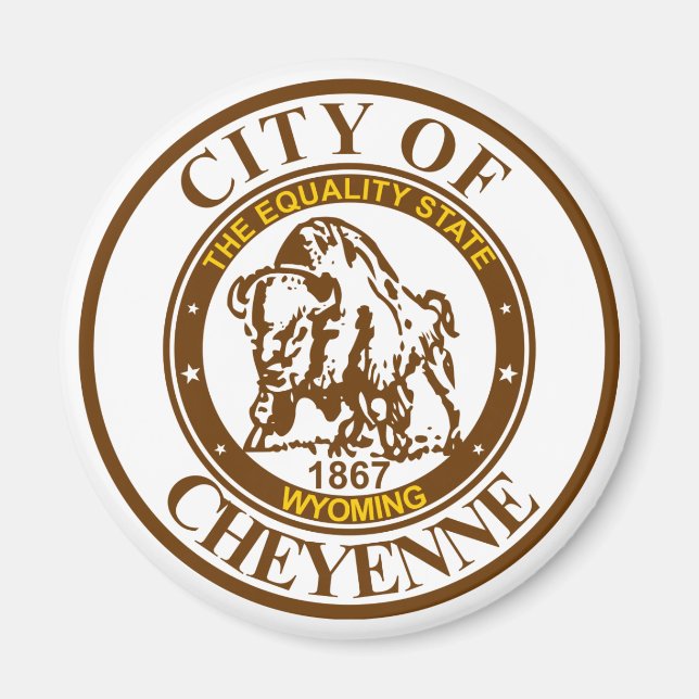 Cheyenne, Wyoming Magnet (Framsidan)