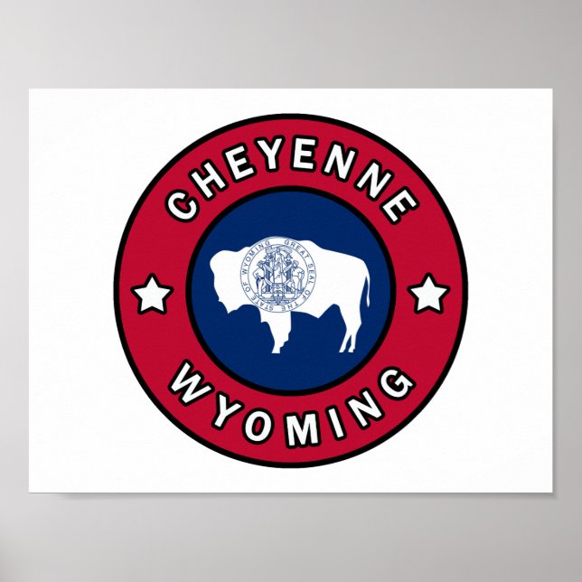 Cheyenne Wyoming Poster (Framsidan)