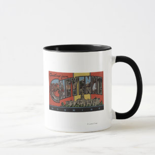 Cheyenne Wyoming - stora brevplatser Mugg
