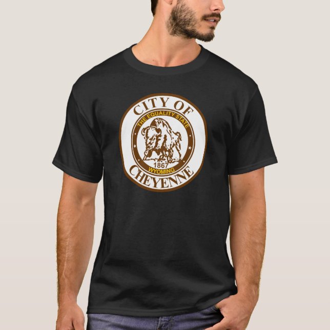 Cheyenne, Wyoming T Shirt (Framsida)