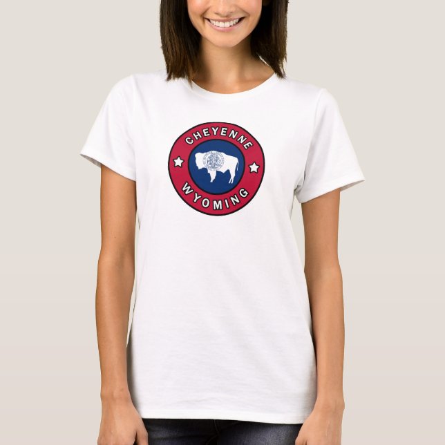 Cheyenne Wyoming T Shirt (Framsida)