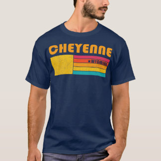 Cheyenne Wyoming Vintage Distress Souvenir T Shirt