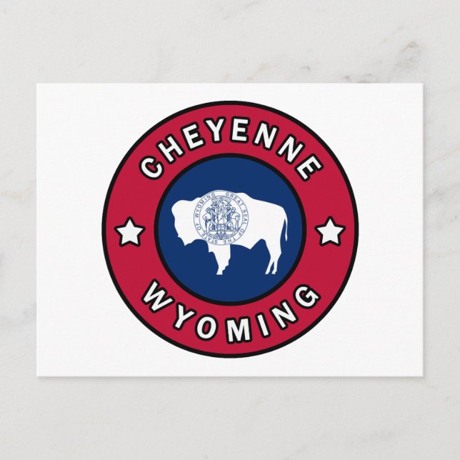 Cheyenne Wyoming Vykort (Framsida)