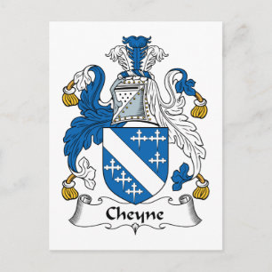 Cheyne Family Crest Vykort