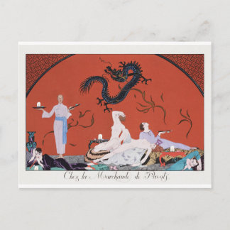 Chez la Marchande de Pavots (1920) vykort