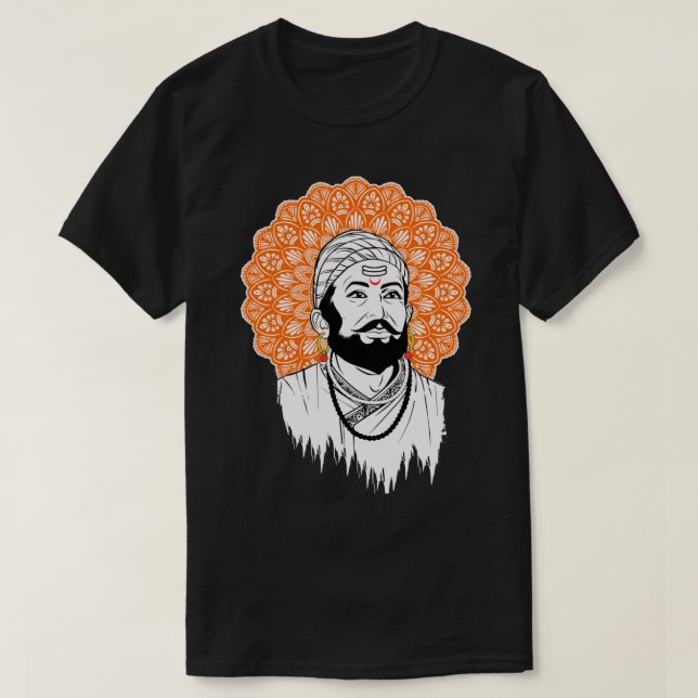 Chhatrapati Shivaji Maharaj T Shirt (Design framsida)