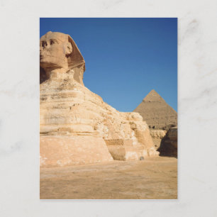 Chhinx och pyramidspelen i Khafre, Giza Vykort