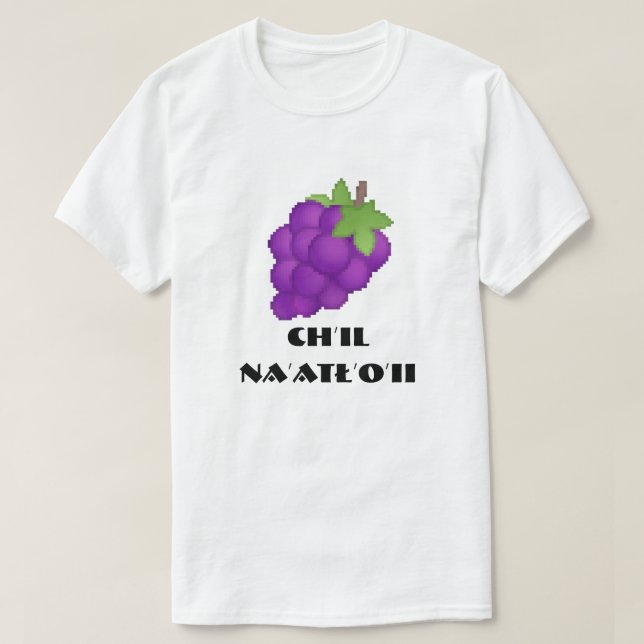 ChHIVatłOfEalisii, Grape in navajo T Shirt (Design framsida)
