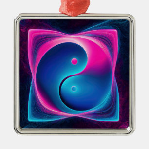 Chi Fusion: Vibrant Yin Yang Energies Julgransprydnad Metall