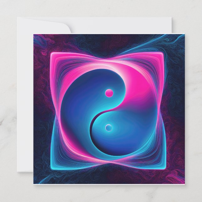 Chi Fusion: Vibrant Yin Yang Energies Julkort (Framsida)