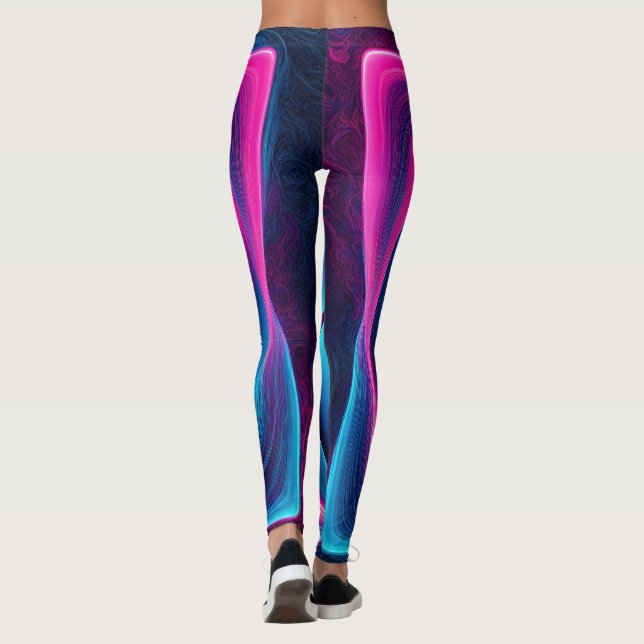 Chi Fusion: Vibrant Yin Yang Energies Leggings (Baksida)