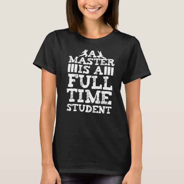 Chi Gong Yin Yang A Master är en Fullt Student T Shirt (Framsida)