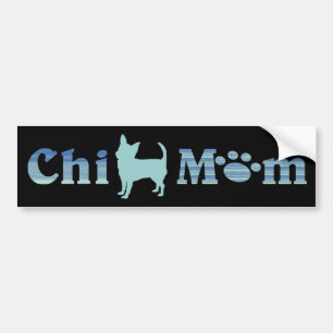 Chi Mamma Chihuahua Mamma Bumper Sticker Bildekal