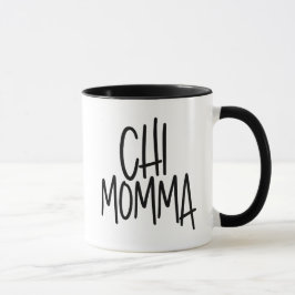 Chi Momma Söt, Tokig, Chic Chihuahua Hundmamma Mugg