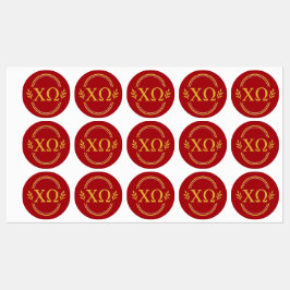 Chi Omega Sorority Stickers