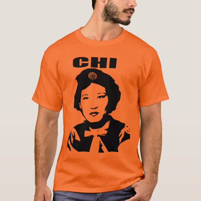 chi -- orange tröja (Framsida)