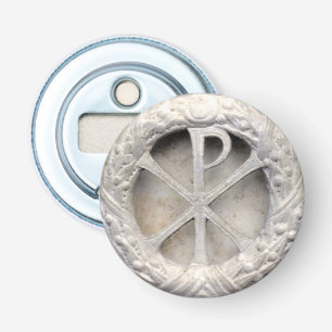 Chi-Rho - monogramen av Kristus Flasköppnare