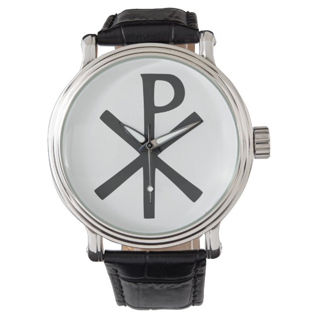 Chi Rho-symbol Armbandsur (Framsida)