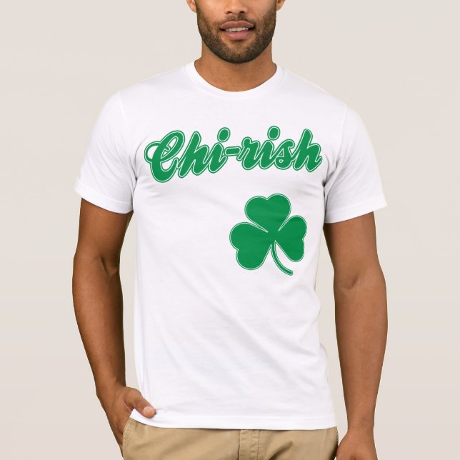 Chi-rish St patrick's day T Shirt (Framsida)
