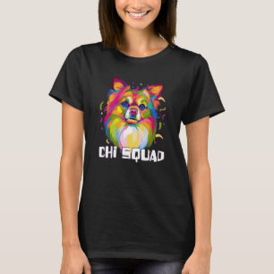 Chi Squad Chihuahua Päls Mamma Chiwawa Päls Pappa T Shirt