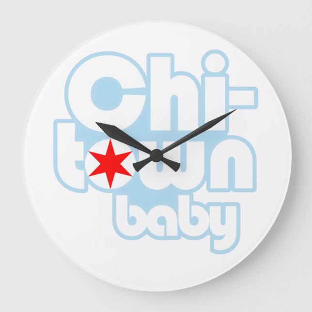 Chi-town baby, Chicago, Illinois v1b Stor Klocka (Framsida)
