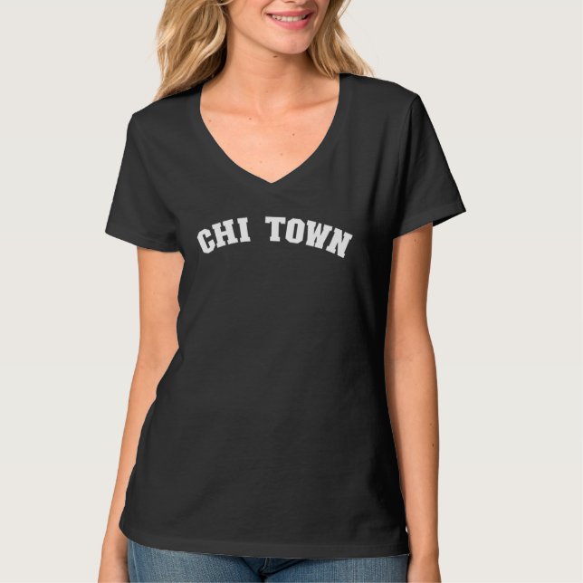Chi Town Chicago Illinois Pride From Chicago  Chi  T Shirt (Framsida)