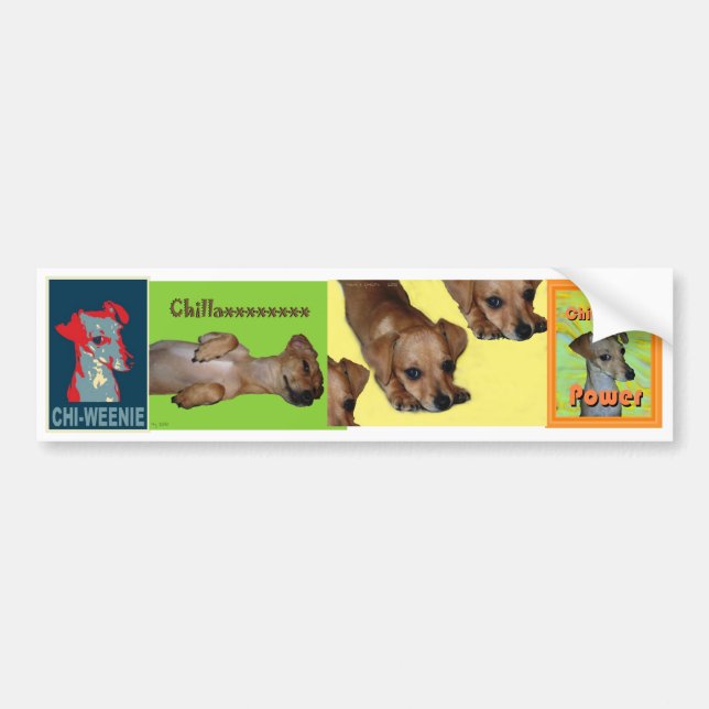 Chi-weenie bildekal (Framsidan)