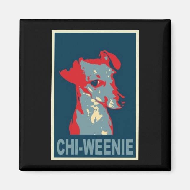 Chi-weenie Obama Stil Magnet (Framsidan)