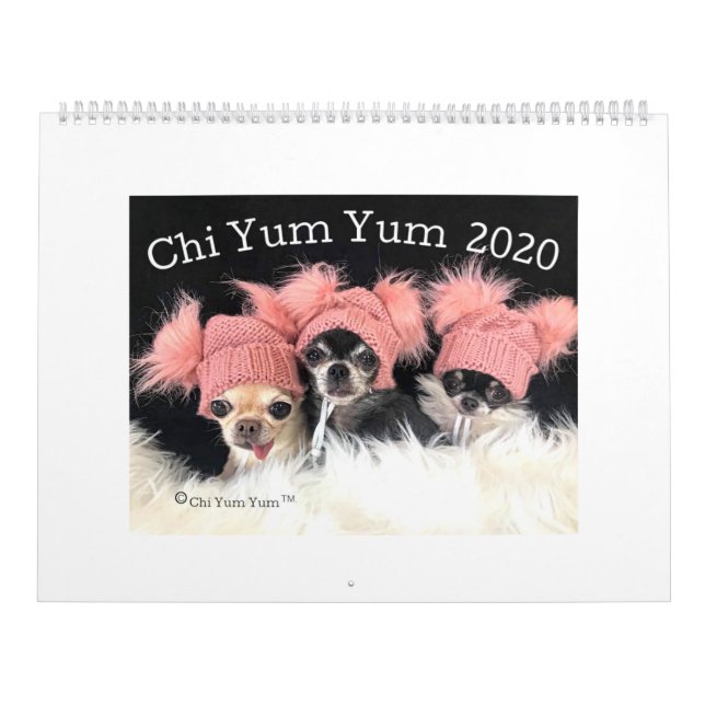 Chi Yum Yum 2020 Kalender - stor (Omslag)