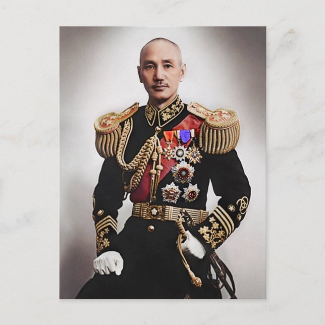 Chiang Kai-shek Vykort (Framsida)