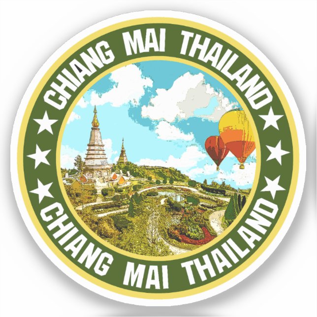 Chiang Mai Klistermärken (Framsida)