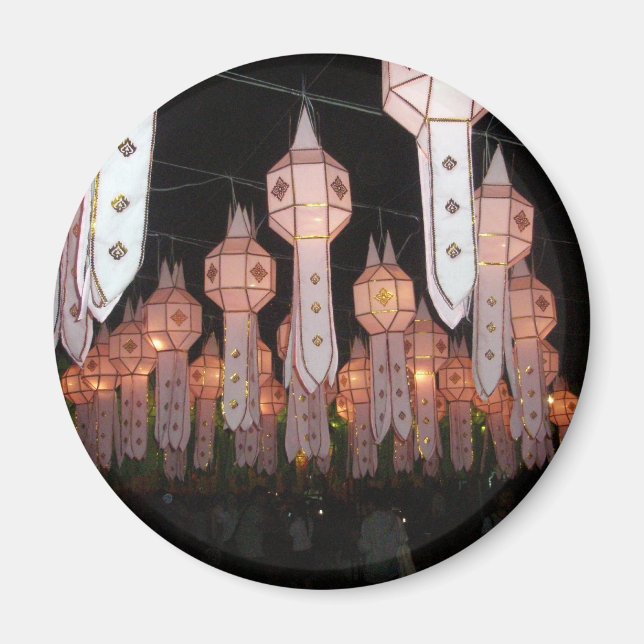 Chiang Mai Lantern Magnet (Framsidan)
