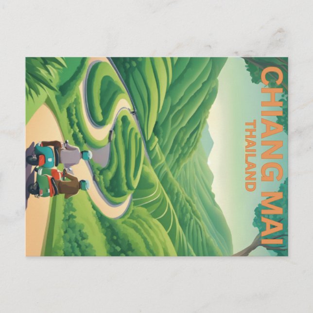 Chiang Mai Postcard Vykort (Framsida)