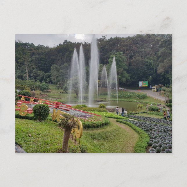 Chiang Mai Thailand Garden Vykort (Framsida)