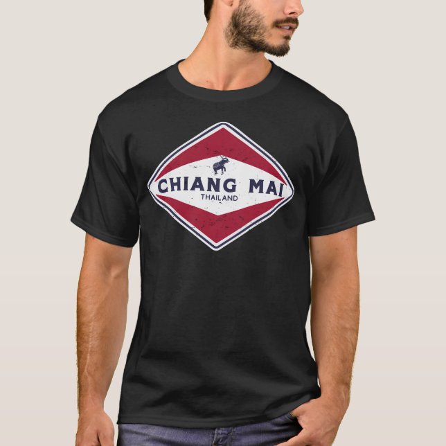 Chiang Mai Thailand T Shirt (Framsida)