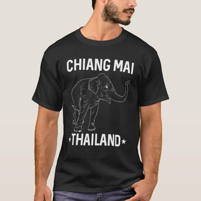 Chiang Mai Thailand T Shirt (Framsida)