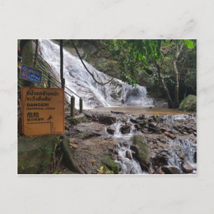 Chiang Mai Thailand Waterfalls Vykort
