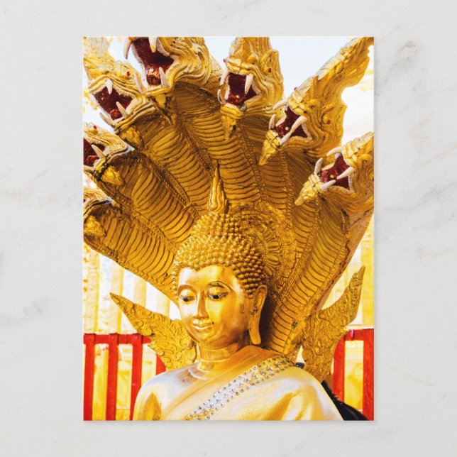 Chiang Mai Watt Pra Doi Suthep Vykort (Framsida)