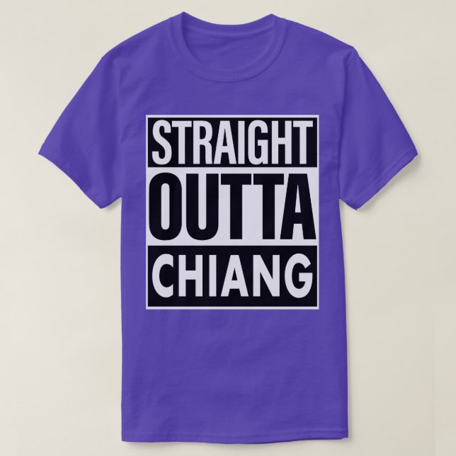 Chiang Namn Rak Outta Chiang T Shirt (Design framsida)