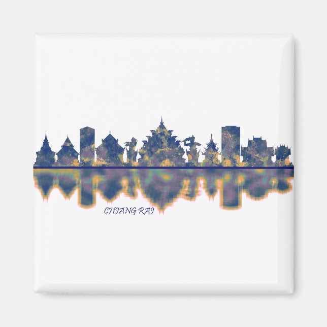 Chiang Rai Skyline Magnet (Framsidan)