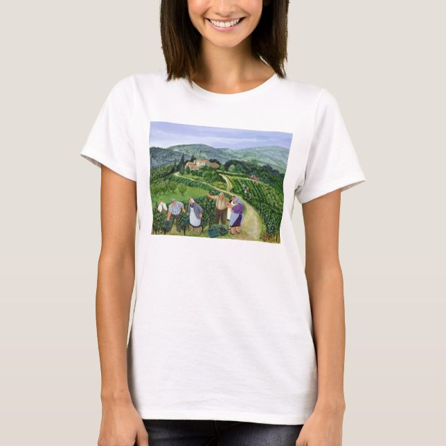 Chianti Classico villa Trasqua Tee Shirt (Framsida)