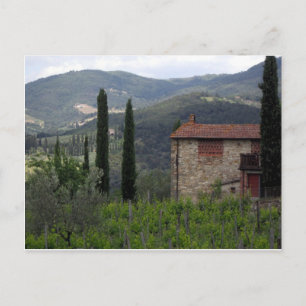 Chianti-vykort Vykort