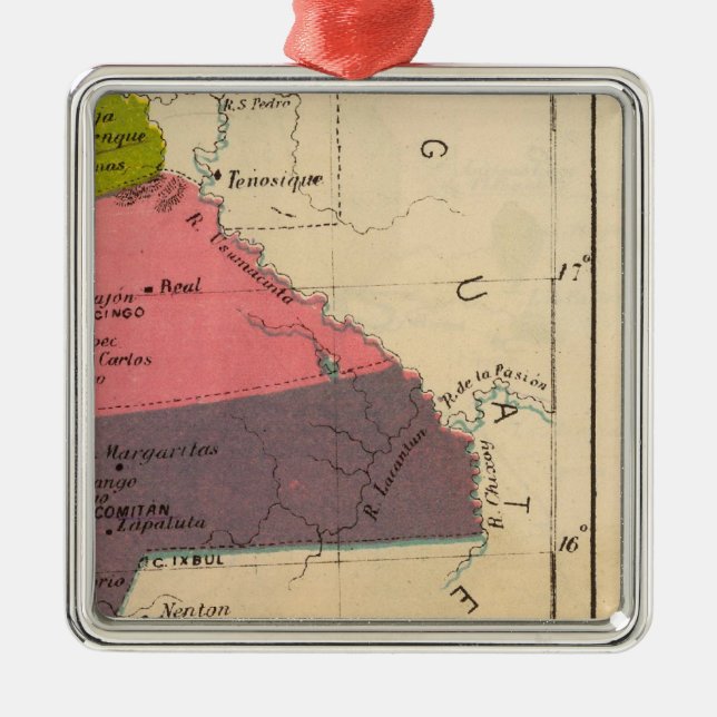 Chiapas Mexico 2 Julgransprydnad Metall (Framsidan)