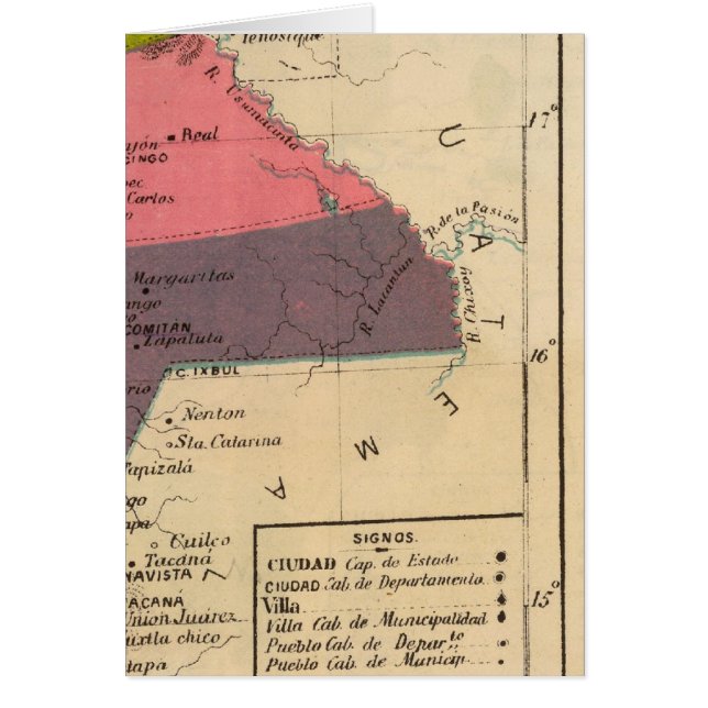 Chiapas, Mexiko 2 Hälsningskort (Framsidan)