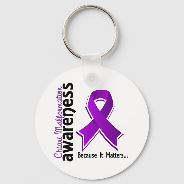 Chiari Malformation Awareness 5 Nyckelring (Framsida)