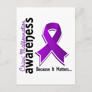 Chiari Malformation Awareness 5 Vykort