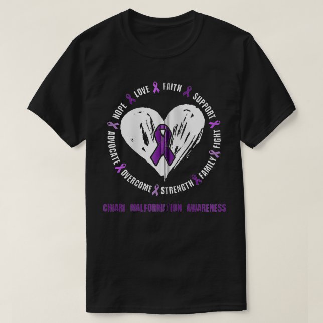 Chiari Malformation Awareness Arnold Chiari Malfor T Shirt (Design framsida)